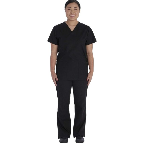 Vital Threads Men and Women Scrubs Set V-Neck Top & Drawstring Pant VT509C Size - Picture 1 of 8